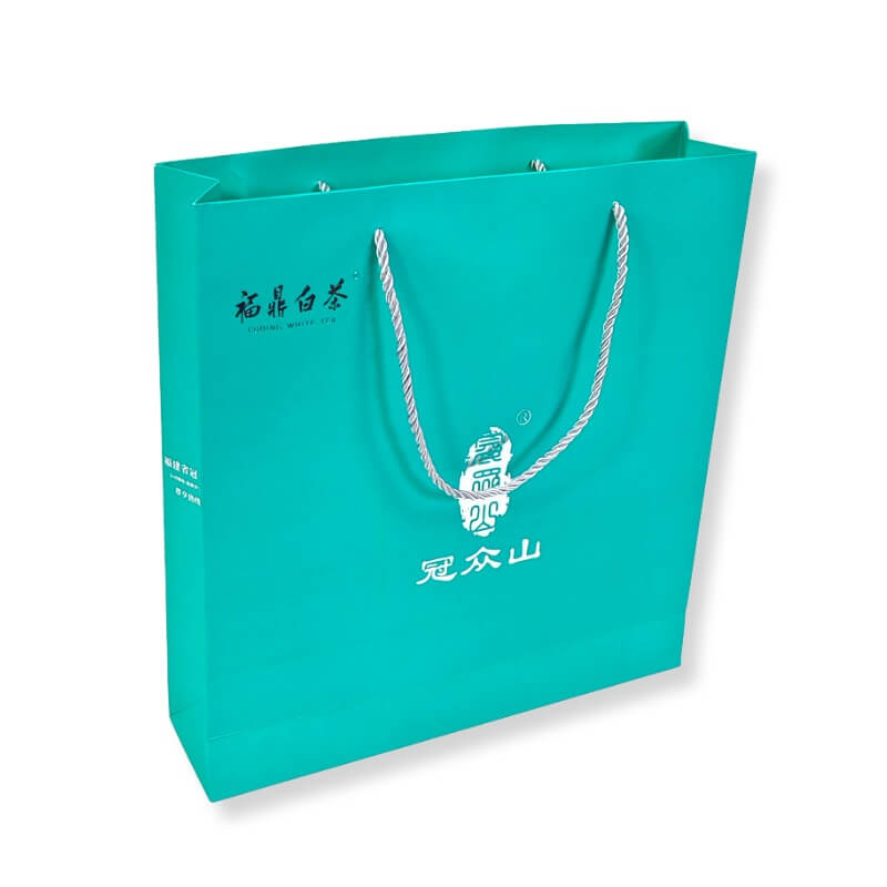 Custom Made Paper Bags | Premium White Cardstock & Gloss Finish - Image 2