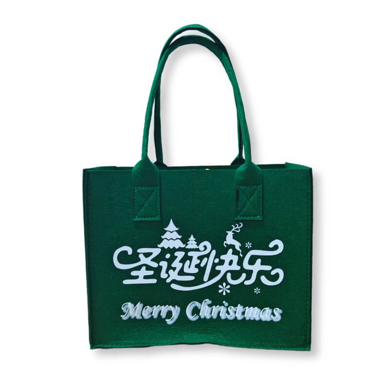 Umweltfreundliche Filz-Tragetasche für Weihnachtsgeschenke – Bild 3