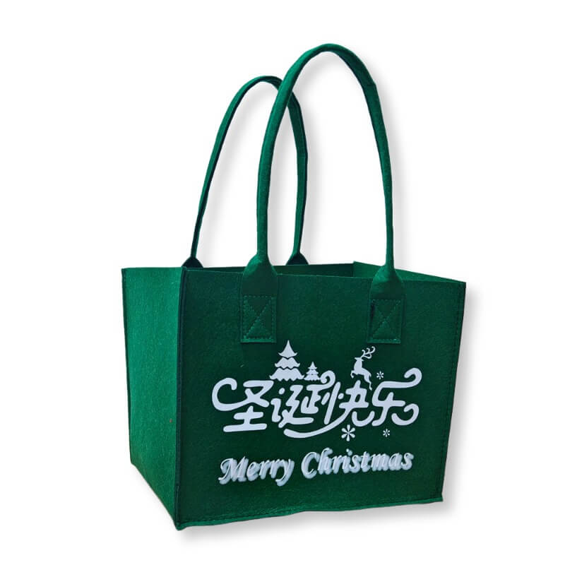 Umweltfreundliche Filz-Tragetasche für Weihnachtsgeschenke – Bild 4